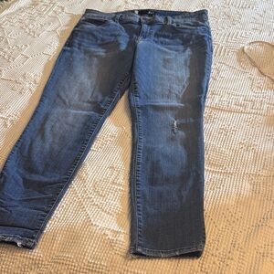 Kut from the Kloth Dark Blue Ankle Jeans